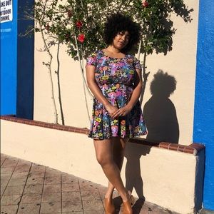 Nooworks Cha Cha Dress in Magical Mushroom